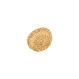 thumbnail of Panier rond Ø 20 cm H 8 cm beige polypropylène WEAVER PRO - Was Germany