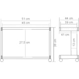 thumbnail of ROLINE Mini-Druckertisch, bis 30 kg, grau