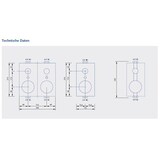 thumbnail of Montageblock WG-TEC 3000 Koaxial doppelt für Unterputz Wasserzähler