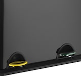 thumbnail of SVITA TC2Combo26 keukenemmer 26 liter 8L + 18L gecombineerde dubbele afvalbak 2-delige afvalscheiding pedaalemmer zilver