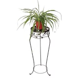 thumbnail of Blumenhocker Metall Schwarz Rund 78 cm Blumenständer 18215 Blumensäule Antik Pflanzenständer Pflanzenhocker Vintage
