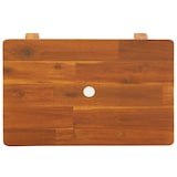 thumbnail of Tabouret 45x29x45 Cm Rectangulaire Bois D Acacia Solide