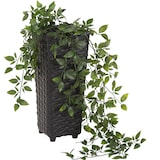 thumbnail of tectake Conjunto de ratán y aluminio Nizza  negro - 403139