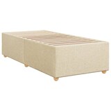 thumbnail of vidaXL Boxspringbett mit Matratze Creme 80x200 cm Stoff