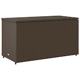 thumbnail of vidaXL Gartenschrank Braun 110x55x60,5 cm Poly Rattan