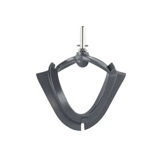 AT501 KENWOOD Frusta gommata in plastica di colore nero. (18,5 x 15 x 7) Accessorio per impastatrici planetarie