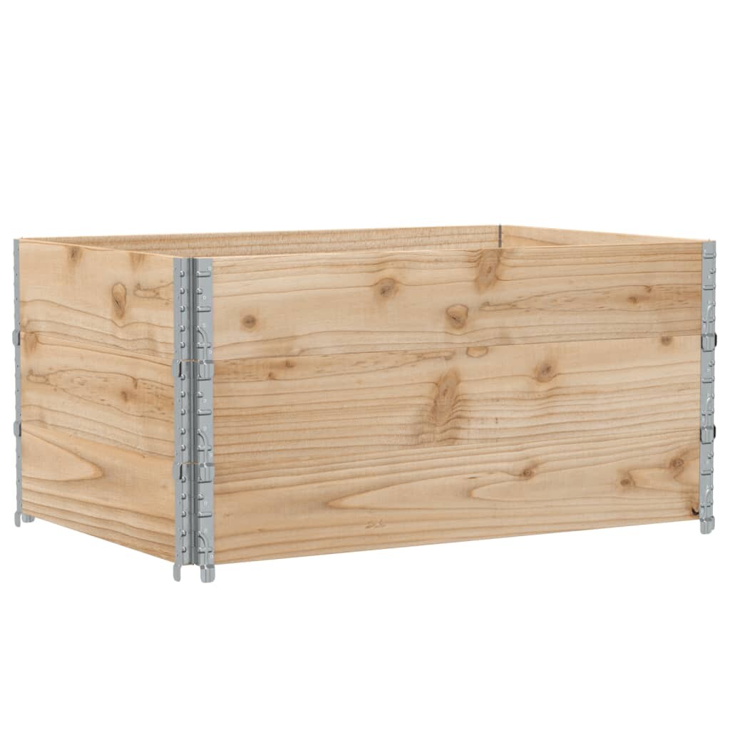 Helloshop26 - Hochbeet für Pflanzen Blumen Terrasse Garten 120 x 80 cm massives braunes Kiefernholz 02_0037403