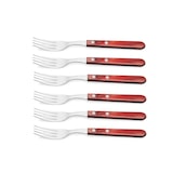 thumbnail of Tramontina Steakgabel JUMBO, 6 Stück, Edelstahl, Holzgriff FSC, spülmaschinenfest