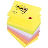 thumbnail of Post-it Haftnotizen Z-Notes, 127 x 76 mm, 6-farbig