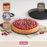 thumbnail of Moule à tarte renversée 30 cm Zenker Black Metallic
