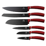 thumbnail of Berlinger Haus Juego de Cuchillos de Cocina 6 Piezas - Acero Inoxidable Antibacterial con Revestimiento Antiadherente, Mango Ergonómico, Incluye Caja