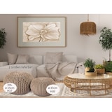 thumbnail of Sitzpouf Strickhocker Pouf Ø45 H30cm Bodenkissen Indoor Baumwolle nachhaltig recycelt : beige