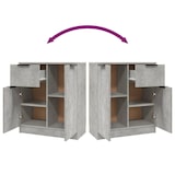 thumbnail of vidaXL Sideboard Betongrau 60x30x70 cm Holzwerkstoff