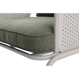 thumbnail of Tarrington House Set de terrasse Eden, 4 pièces, acier/céramique/polyester, 2 fauteuils individuels, 1 canapé 2 places, 1 table basse, blanc/vert