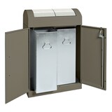 thumbnail of Abfalltrennung TD 2-aspect-plus-, soft-mokka/Edelstahl, verz. Innenbehälter, 2x45 Liter