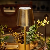 thumbnail of Poldina Pro Gold Leaf LED-Tischleuchte, wiederaufladbar und dimmbar mit einer Akkulaufzeit von bis zu 12 Stunden