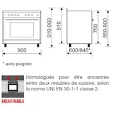 thumbnail of Piano de cuisson mixte GE960CVIX2