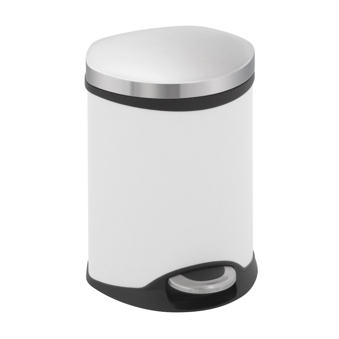 EKO Shell Bin pedaalemmer - 6 l - wit