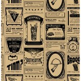 thumbnail of HOSTELBIO Papel Antigrasa Kraft "Anuncios" 28x34 cm | 40 g | Caja de 1000 unidades