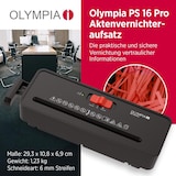 thumbnail of Aktenvernichter PS 16 pro Einstiegsmodell für zu Hause schwarz