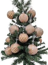 thumbnail of 12 Glas-Weihnachtsbaumkugeln 8cm Christbaumschmuck Weihnachtsdeko Baumschmuck 8 cm 12