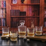 thumbnail of Coffret whisky en verre avec carafe 850ml et 4 verres 300ml