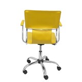 thumbnail of Bogarra Silla  con brazos fijos, y giratoria 360º similpiel color amarilla