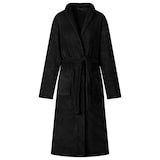 thumbnail of vidaXL Bademantel ohne Kapuze Schwarz XXXL Flanell
