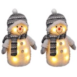 thumbnail of 2er Set Deko Schneemann LED Weihnachtsdeko Figur