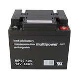 thumbnail of Akku-Satz Batterie für Scooter Elektromobil Dietz Agin, 2 x 12V 50Ah Blei AGM Multipower