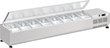 thumbnail of Zutatenkühlschrank mit deckel mit 8 gn 1/4-150 behältern - 1800x335x280 mm - 160 W 230/1V - 781418CT Eurast