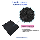thumbnail of Pavimentos Arquiservi - Losetas de Caucho - Pack 24 - 50x50cmx20mm (Negro)