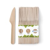 thumbnail of BIOZOYG 1000 Stück Einwegmesser 16,5cm Papiermesser Pappmesser aus Karton, umweltfreundlich, sehr stabil, aus nachhaltigem Holz, biologisch abbaubar