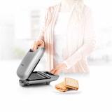 thumbnail of Princess Tostadora de sandwiches Deluxe 750 W Gris