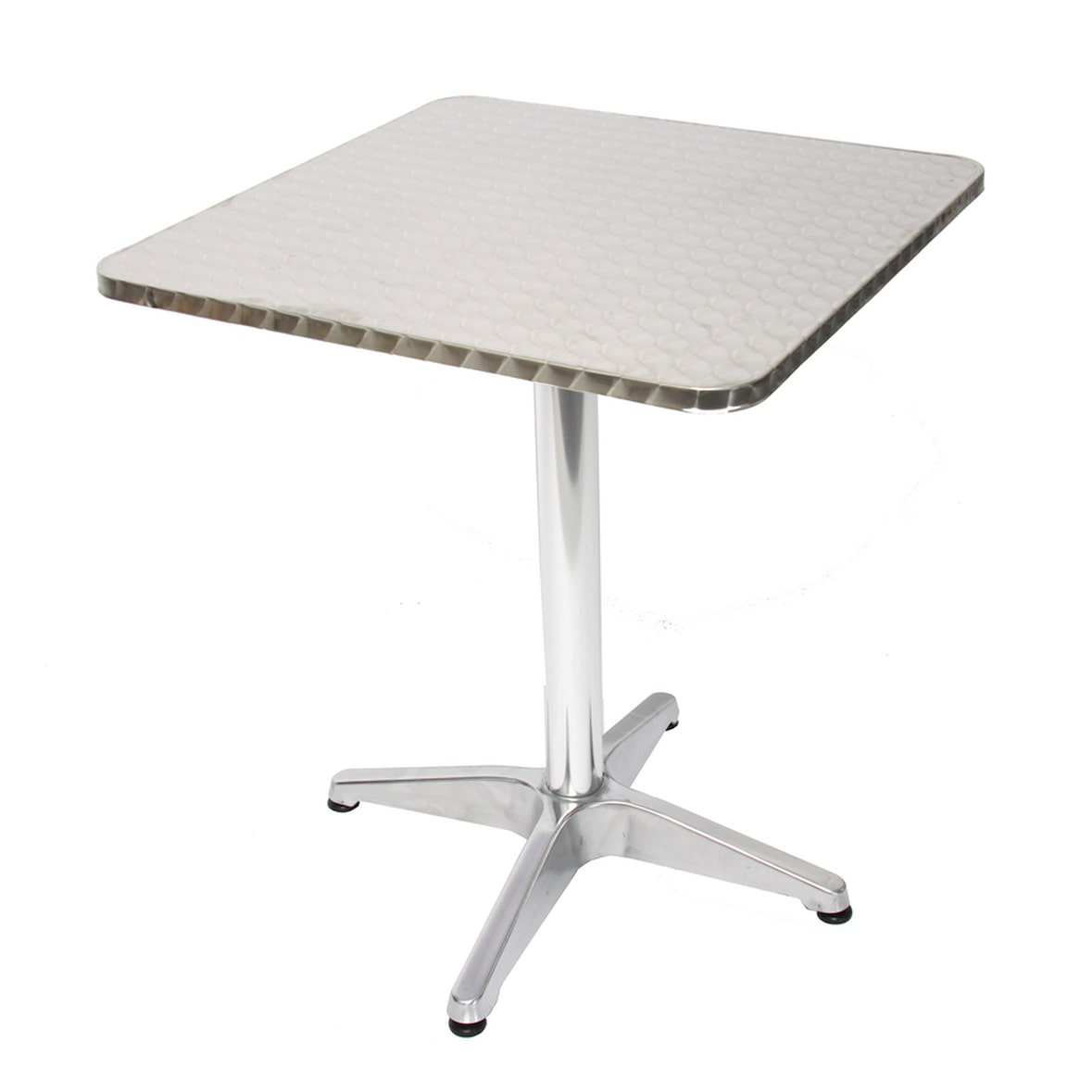 Aluminium Bistrotafel Tuintafel M28, rechthoekig, 60cm