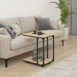 thumbnail of Table d'appoint à roues Chêne sonoma 50x35x55,5 cm Modèle Patio Celeste Prime