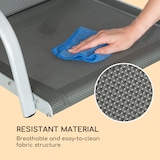 thumbnail of Bel Air Duo Swing Hollywoodschaukel anthrazit/creme Mittelgrau