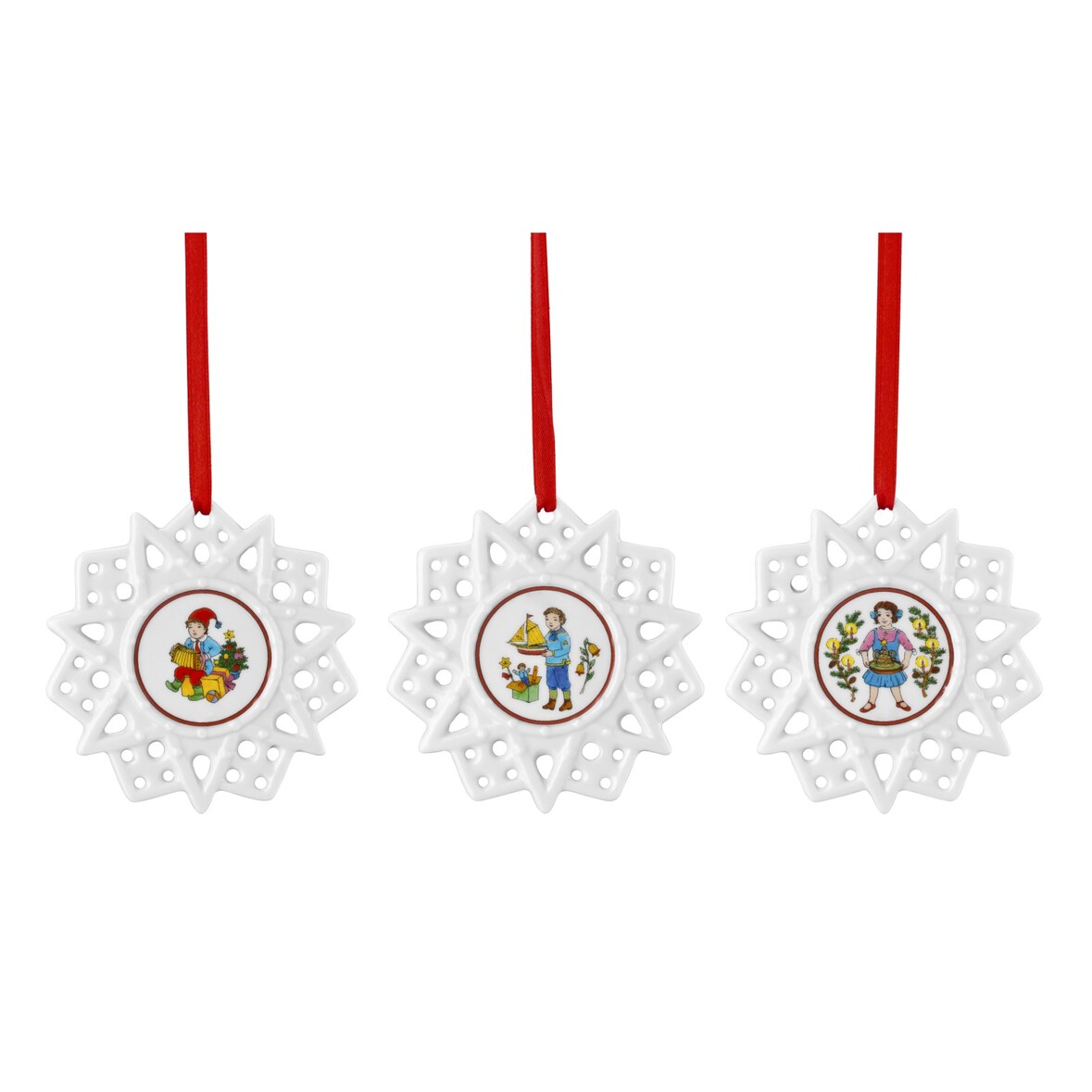 Set 3-tlg. - Schmucksterne - HUTSCHENREUTHER 2016 - 1 Set