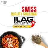 thumbnail of Briebe MGK-17 Kochtopf Set Induktions 8-Teilig Aluminiumguss 4 Kochtöpfen  4 Glasdeckel, Schwarz