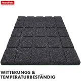 thumbnail of Fallschutzmatte "Play Protect" - Universelle & wetterfeste Bodenschutzmatte mit Drainage / 50 x 50 x 2.5 cm - Grün