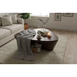 thumbnail of SIT Möbel Couchtisch | dreieckige Tischplatte | Mango massiv, braun | B 107 x T 78 x H 30 cm | 14786-30 | Serie RONDURA