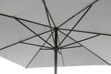 thumbnail of METRO Professional Parasol, aluminium / polyester, 3 x 3 m, UV-bescherming, waterafstotend, zilver / grijs