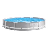 thumbnail of Piscina desmontable redonda intex gama prisma frame 366x76 cm