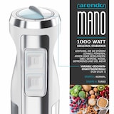 thumbnail of Arendo Stabmixer Edelstahl mit stufenloser Geschwindigkeitsregelung MANO Pürierstab - Weiß