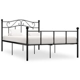 thumbnail of vidaXL Bettgestell Schwarz Metall 140×200 cm