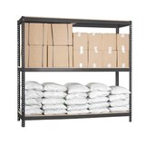 thumbnail of SimonRack Industrieregal, 1500x1200x600 mm, 400 kg am Biegepunkt, 3 Holzböden, Garagenregal, Anthrazit/Holz- Ecoforte