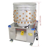 thumbnail of Beeketal Geflügelrupfmaschine Rupfmaschine Nassrupfmaschine für Hühner u. Enten - BRM1600