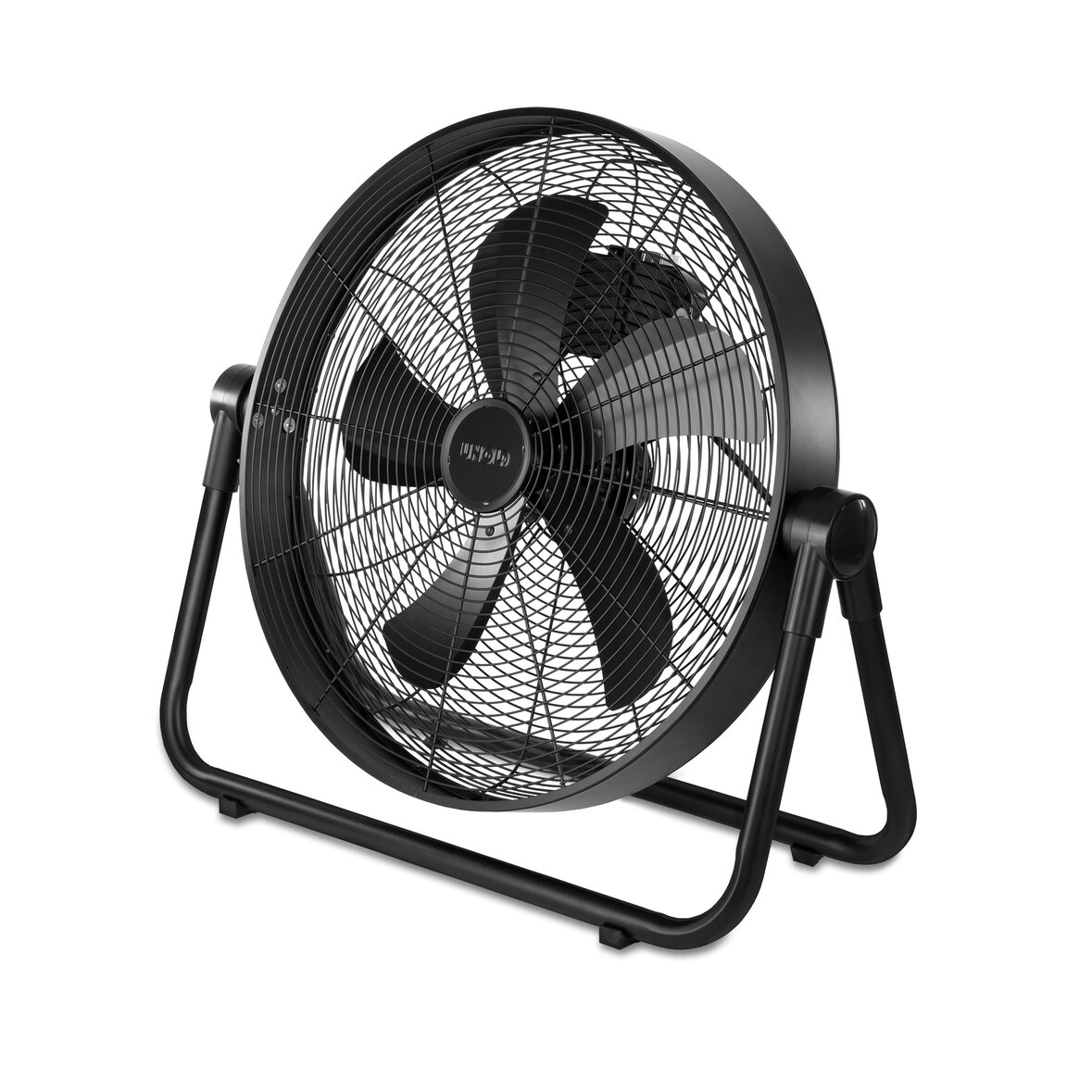 Unold 86725 Standventilator Black Steel mit 3-stufiger Geschwindigkeitsregelung und verstellbaren Neigungswinkel, 50 W