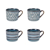 thumbnail of Coffret de 4 tasses Helsinki bleu 18 cl -  18.00 cl Rond Grès Table Passion 10.00x7.00 cm