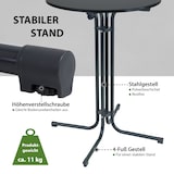thumbnail of Set Stehtisch klappbar Ø 80 cm in Anthrazit & Husse waschbar bügelfrei in Anthrazit für Bistrotisch